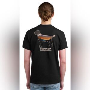 Columbia Black Dog Tee Black XXL NWT